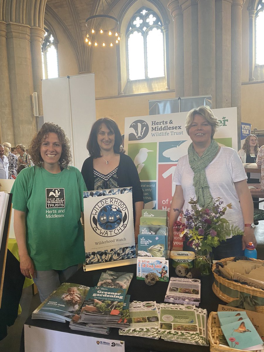 Thank you for coming to the community showcase today @StAlbansCath 
So many amazing people doing incredible things in our #community 
@StAlbans_Action @HMWTBadger @VerValleySoc @herts_refugees @ButterflyStA @HomeStartHerts @SustainableStA @SustFest23 
#GreatBigGreenWeek #sustfest