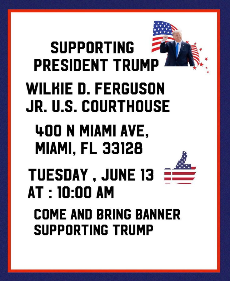 joetalavera1's tweet photo. @KariLake 400 N Miami Ave, Miami, FL 33128
WE THE PEOPLE vs TYRANNY
MAGA VS DEEP STATE
SAVE AMERICA
AMERICA FIRST https://t.co/57E04TqOPk