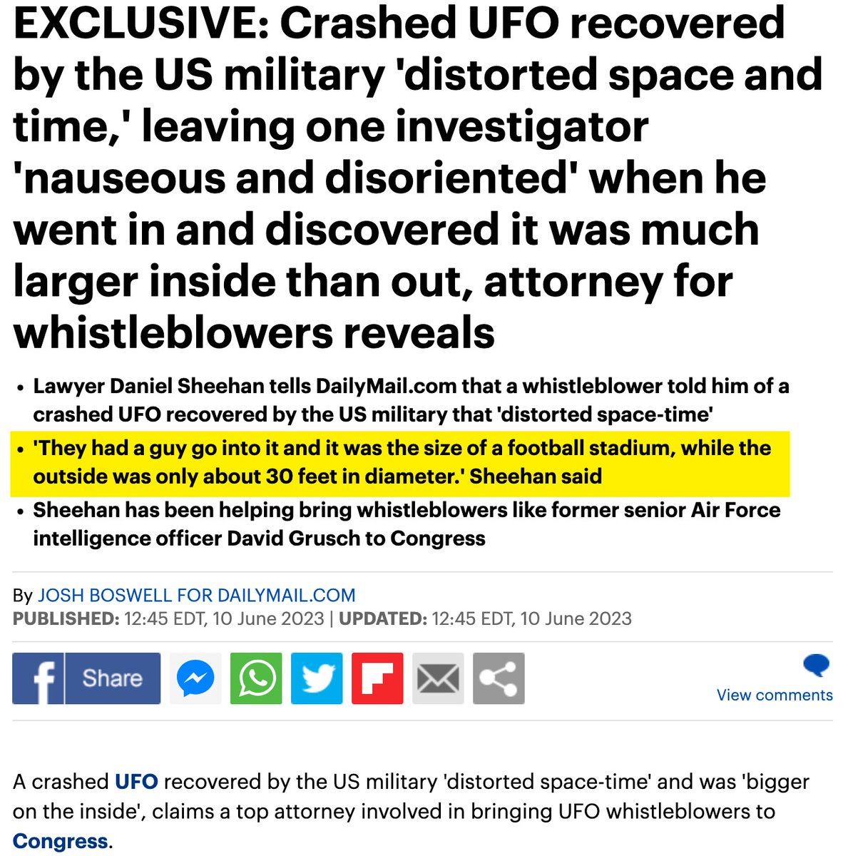 Mick West tweet media