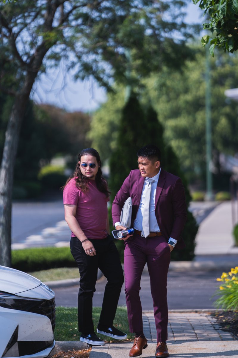 CollegeCoD's tweet photo. 🤩 Look how good @ryanmay_12 looks in his @NMStateEsports color-coordinated suit https://t.co/wP4ggAmIGV