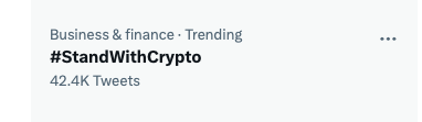 🤝 We proudly stand with <a href="/cz_binance/">CZ 🔶 BNB</a>  and <a href="/binance/">Binance</a> and @Coinbase  in defending the #Crypto industry against the SEC's attacks.

Let's ignore the #FUD and stay resilient.

Together, we can overcome challenges and ensure a thriving future for decentralized finance.