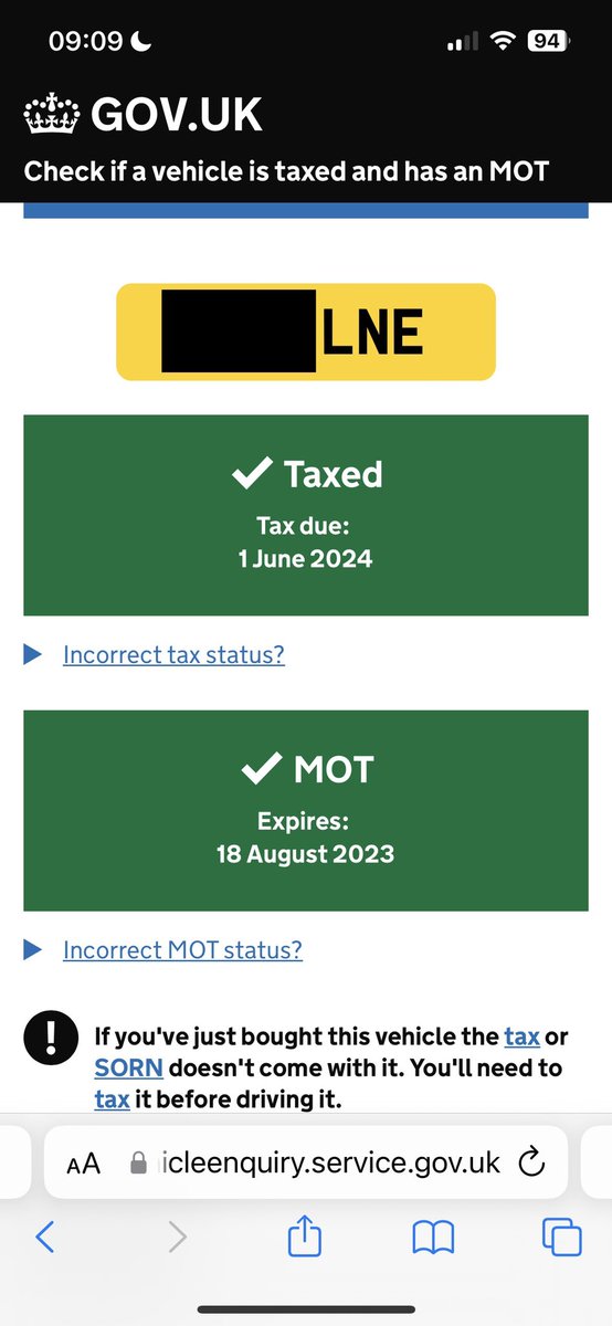 @vickis007 @DVLAgovuk Scott Benton has finally found time to tax his car. Well done Scott, this is good practice for when you’re no longer an MP and have to abide by the rules.