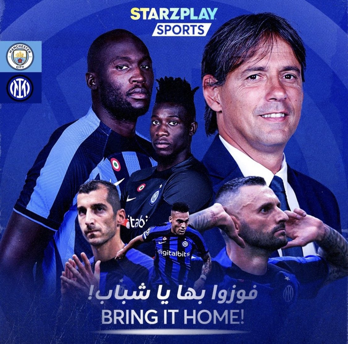 Forza #Inter! Good luck to Inter in tonight’s #UEFA #ChampionsLeague Final - from all of us at <a href="/STARZPlayArabia/">STARZPLAY | ستارزبلاي</a>, the exclusive home of <a href="/SerieA/">Lega Serie A</a> in the MENA region