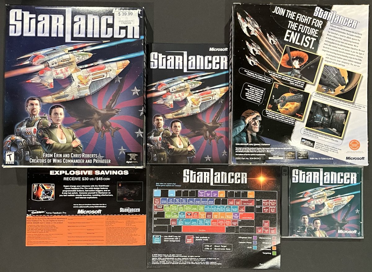 JBirns's tweet image. Starlancer / Digital Anvil-Microsoft - 2000

#pcgames #bigboxPCgames #MSDOS #RETROGAMING #retrocomputing #pixelart #DOSGAMING #FPSGames #flightsimulator #firstpersonshooter #firstpersonshooter