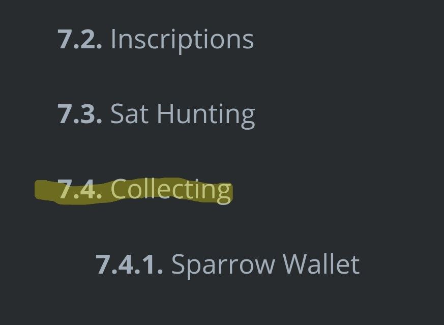 FrancisDhun's tweet photo. 6/ 📌Casey continues to mentor us in bullet point 7.4 titled "Collecting" where he breaks down how to  to safely store and send rare sats with a "ord" compatible wallet like the sparrow wallet.

The man is obsessed with it and for good reason. https://t.co/Ozrd9odCcx