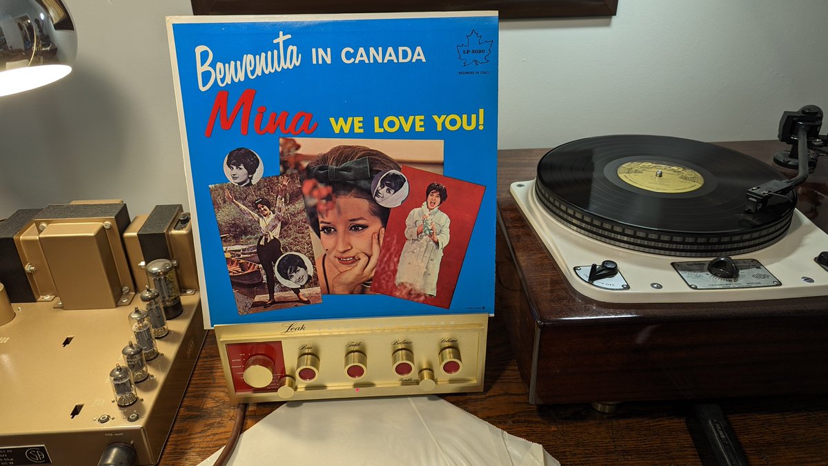 Mina We Love You - Benvenuta In Canada 1964 Bravo
#vinyl #nowspinning
'MINA, "The Tigress of Cremona" ... critics the world over acclaim her as the freshest pop singing talent to come out of Italy in a decade. Beautifully proportioned, fresh, vivacious and multi-talented.' 😉😎🎵