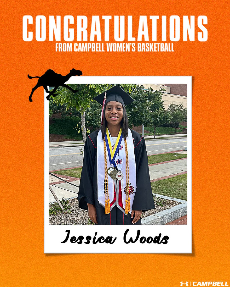 𝐂𝐨𝐧𝐠𝐫𝐚𝐭𝐮𝐥𝐚𝐭𝐢𝐨𝐧𝐬 🎓 to incoming freshman Jessica Woods on graduating from Westwood HS!

Next stop ➡️ Campbell University

#SweatAndServe | #RollHumps 🐪🏀