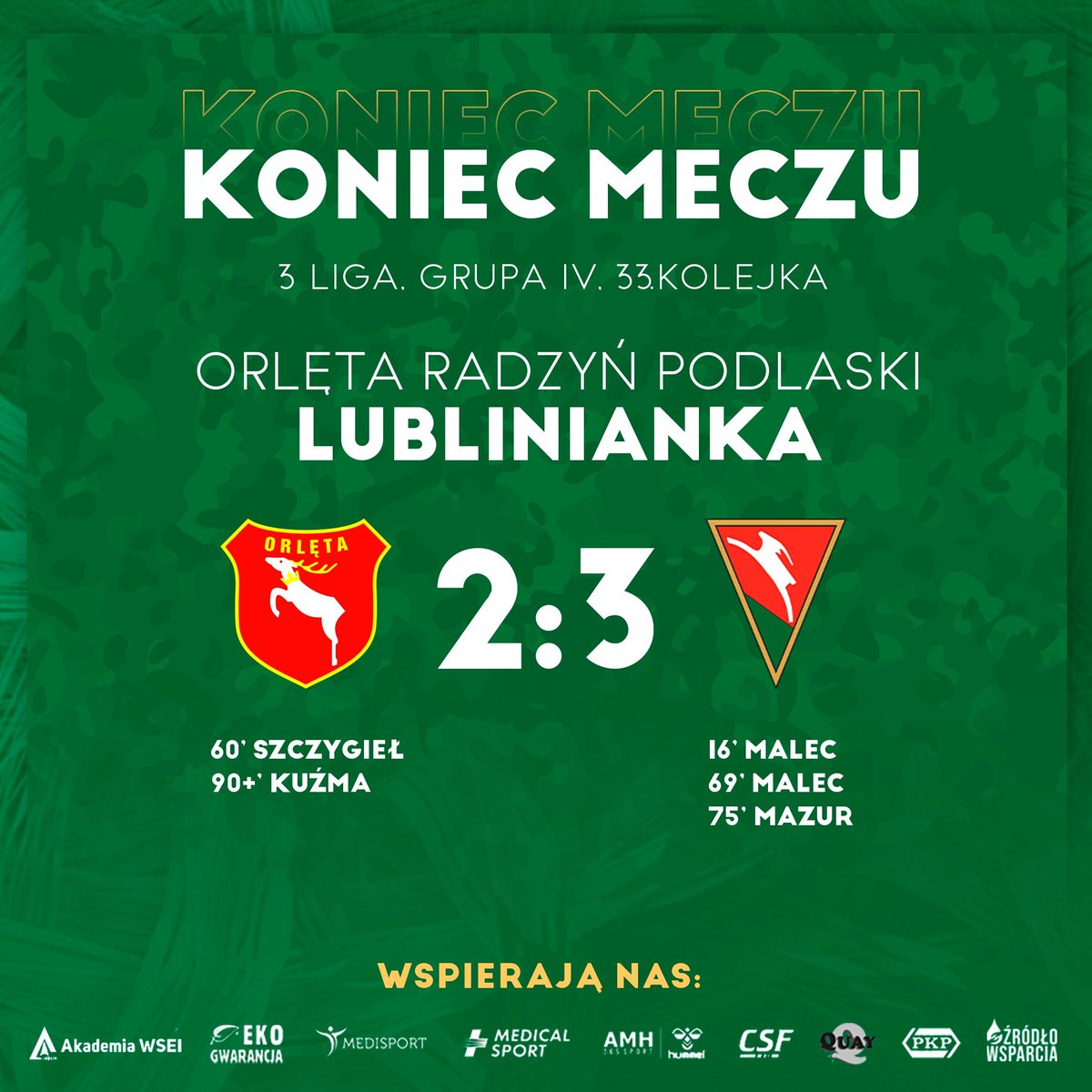 KSLublinianka's tweet photo. MAMY TO!!! https://t.co/7Oyh7zYgx6