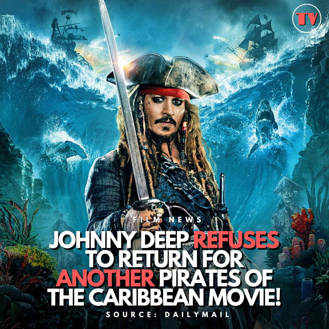 Trinviews's tweet photo. Mr.Deep stated that appearing in a film for Disney does not interest him despite rumors, that he will receive $20 Million if he reprises his role as Captain Jack Sparrow. 

#piratesofthecaribbean #captainjacksparrow #twitter #disney  #johnnydeep #jacksparrow https://t.co/ZK1b1VMJss