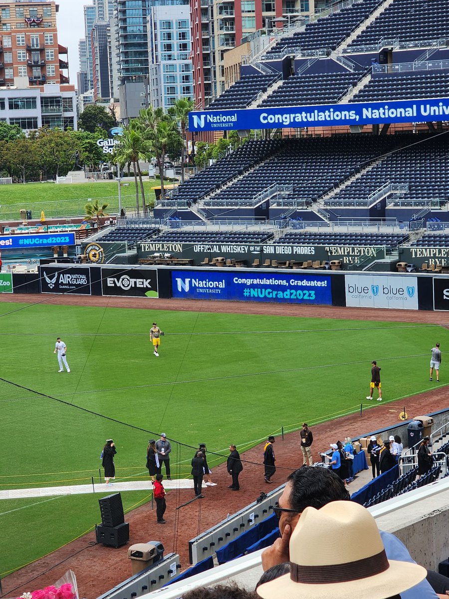 betsydixon's tweet photo. Come on @Padres! This had to happen now in the middle of #NUGrad2023??
Totally unnecessary &amp; inappropriate. https://t.co/9uyNN51p2z