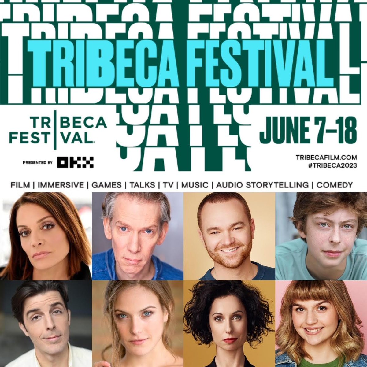 GrayTalentGroup's tweet photo. Tribeca Festival is here and it's packed with some great features featuring GTG actors! #Tribeca2023 

Eric Larue
Jennifer Engstrom
Lawrence Grimm

Bucky F*cking Dent
Benny Mora

The Seeding
Thatcher Jacobs

Perpetrator
Mike Jimerson
Dana Paulo
Audrey Francis
Taylor Kinkead https://t.co/5yjll7fKNO