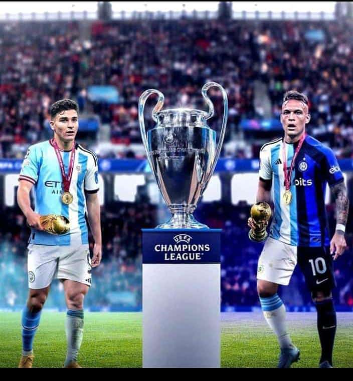 The D ~ day ~ Tonight at Instabul as Man City faces off with Inter Milan at grand finale. The duo fight it out for champions league title... Manchester city all the way💪💪