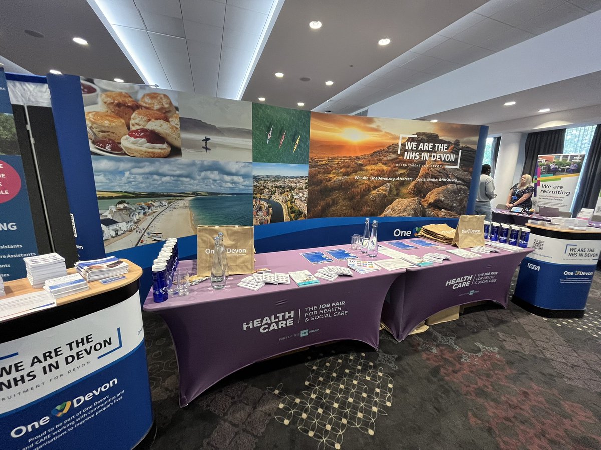 Such an incredibly busy but brilliant day. . . Living and working in Devon really does not require a hard sell. . . We are so lucky! So nice to meet so many lovely people <a href="/DPT_Jobs/">Join Devon Partnership NHS Trust</a> <a href="/DPT_NHS/">Devon Partnership NHS Trust</a> @DPT_SecureCare <a href="/ICSOneDevon/">One Devon - Integrated Care System for Devon</a> <a href="/UHP_NHS/">University Hospitals Plymouth NHS Trust</a> <a href="/livewellsw/">Livewell Southwest</a>
