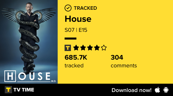 idfcjb's tweet photo. House
S07 | E15
Bombshells  https://t.co/85YNyiaZTh #tvtime https://t.co/s4O9z0bUnQ