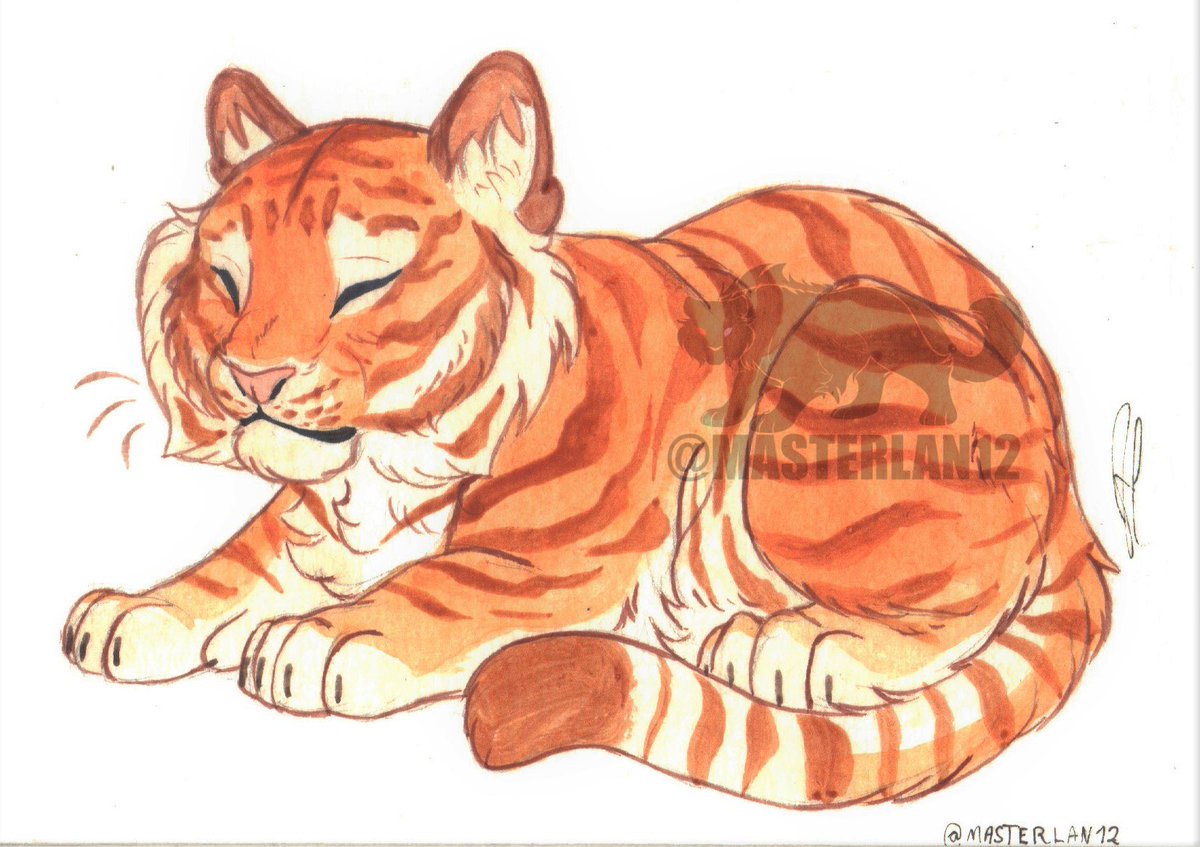 Little tiger 🐯🧡
-
#animals #goldentiger #painting #tradicionalart