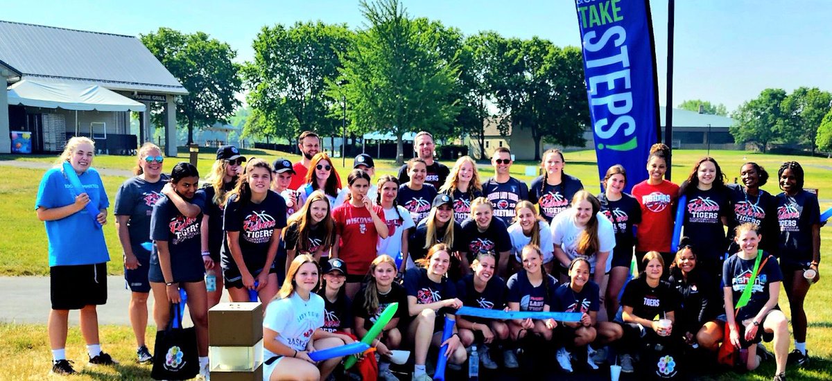 FHSLadyTigersBB's tweet image. Lady Tigers served as the setup crew for the @CrohnsColitisFn Take Steps Walk, then headed down to watch @Taliaharris25 be the MVP in the @IBCA_Coaches Futures All Star Game. Great day to be a Tiger! #goodtogreat