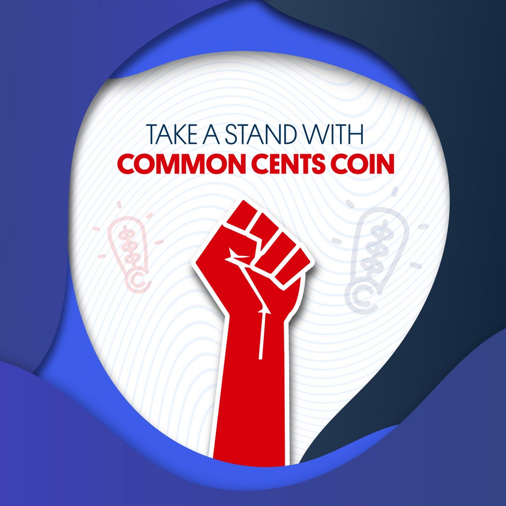 💬 "The power of the people is stronger than the people in power." 

Let's take a stand with Common Cents Coin. 

#CommonCentsCoin #PowerToThePeople