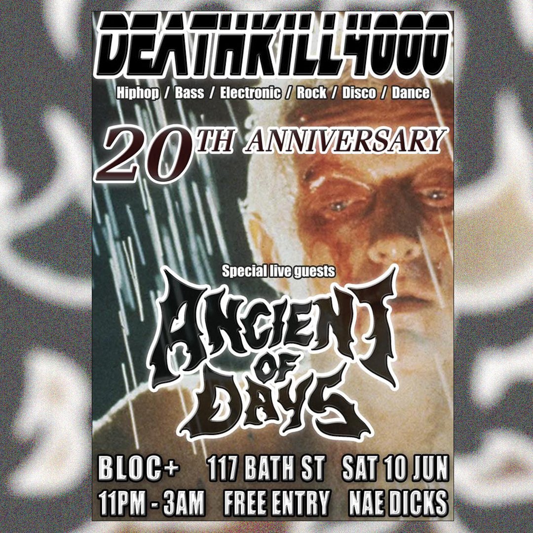 TONIGHT - DK4000 20th Anniversary with HyperDoom sludge group Ancient of Days 🔥 Listen to AoD here! bit.ly/3oXsYGh FREE ENTRY // 11-3am // best drink promos 🙌 Event link → fb.me/e/TF1WWkGb