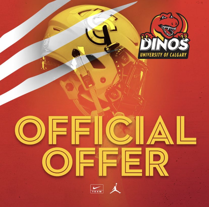 Tyson Harker (@tyson8tor) on Twitter photo After an exciting conversation with @CoachBerryDinos I’m thankful to announce my very first Offer from the
University of Calgary Dinos! <a href="/Dinos_Football/">UCalgary Dinos Football 🏈</a> <a href="/JermaineTDBrown/">Jermaine Brown</a> <a href="/Hertzy101/">Travis Hertz</a> <a href="/AlbertaSelects/">AlbertaInternationalSelects</a> After an exciting conversation with @CoachBerryDinos I’m thankful to announce my very first Offer from the
University of Calgary Dinos! <a href="/Dinos_Football/">UCalgary Dinos Football 🏈</a> <a href="/JermaineTDBrown/">Jermaine Brown</a> <a href="/Hertzy101/">Travis Hertz</a> <a href="/AlbertaSelects/">AlbertaInternationalSelects</a>