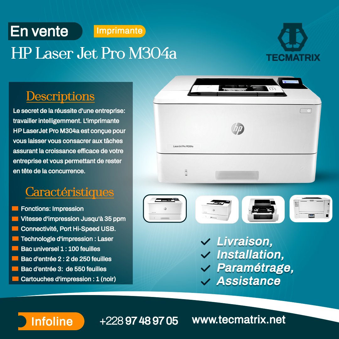 tecmatrix_'s tweet photo. Livraison, Installation, Assistance.
WhatsApp : https://t.co/glnofW5dzD #togo #togoinfirmatique https://t.co/345RXe7jr7