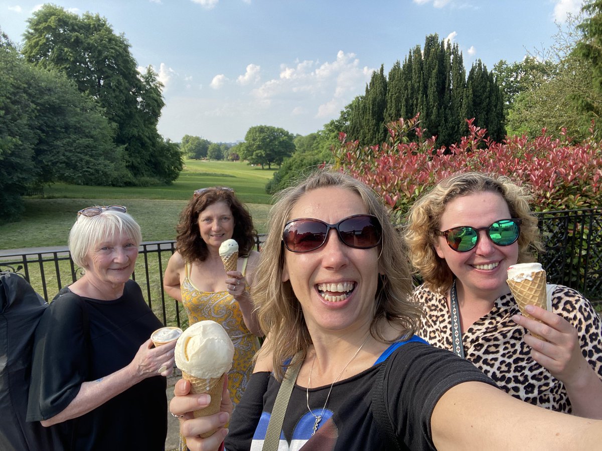 Fantastic afternoon in the park dancing #salsa #bachata #merengue with our nhs colleagues @JucdWellbeing 😎💃☀️ topped off with a gluten free ice cream🍦#dancetherapy #staffwellbeing #outdoors #happybody #happymind @JoinedUpCare @UHDBWellbeing @UHDBTrust @DCHStrust @derbyshcft