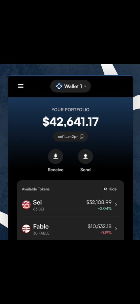 michaelcorvinux's tweet photo. 🔆Is 63 Sei worth 32k$ and 38 Fable worth 10.5k$ or it's edited? #SeiNetwork #SeiTestnet https://t.co/6U5AfWBZMt
