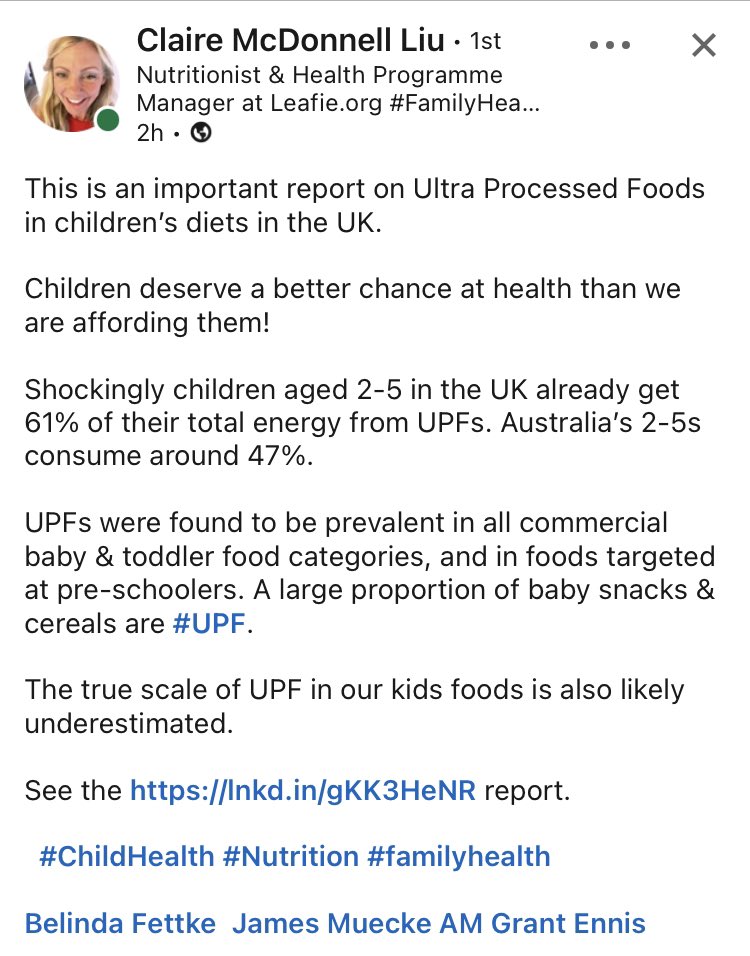 This is absolutely shocking! We can and must do better! firststepsnutrition.org/upfs-marketed-…