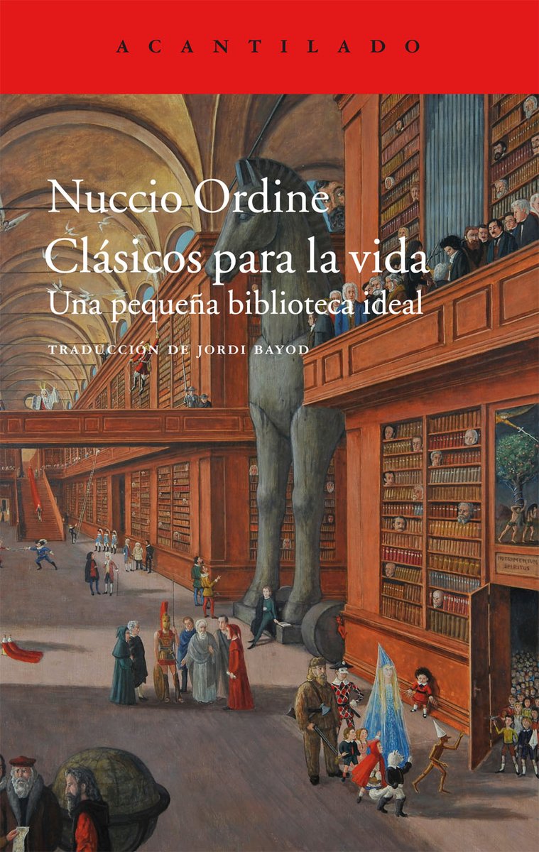 «El saber, por lo tanto, no es un don, sino una laboriosa conquista. Con dinero puede comprarse todo, pero no el conocimiento».
Nuccio Ordine