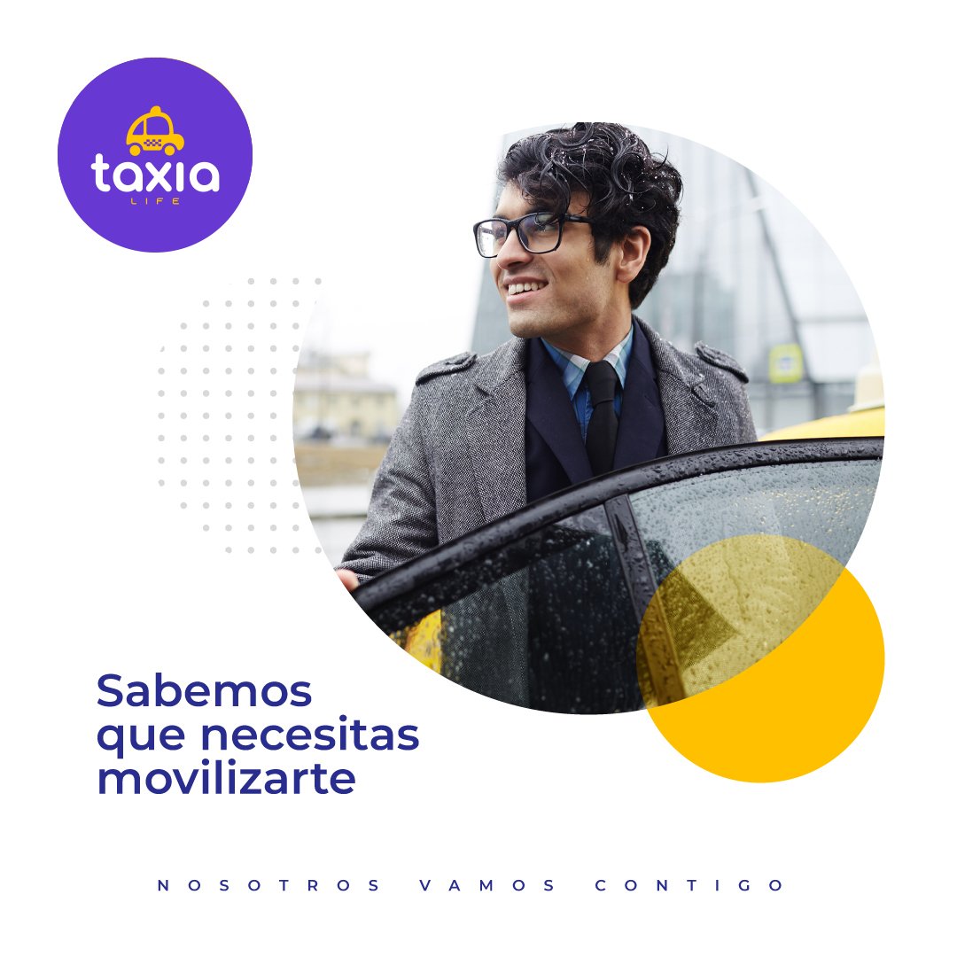 ¿Necesitas servicio de #taxi? 🚕 Con #taxia te movilizas de forma segura por tu ciudad. Descarga nuestra #app bit.ly/AppTaxiaLife y pide tu #taxi 🚕

Definitivamente #MejorConTaxia