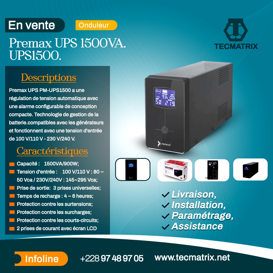tecmatrix_'s tweet photo. Livraison, Installation, Assistance.
WhatsApp : https://t.co/1JR3tDlIyF #togo #togoinfirmatique https://t.co/cc6aooQcTj
