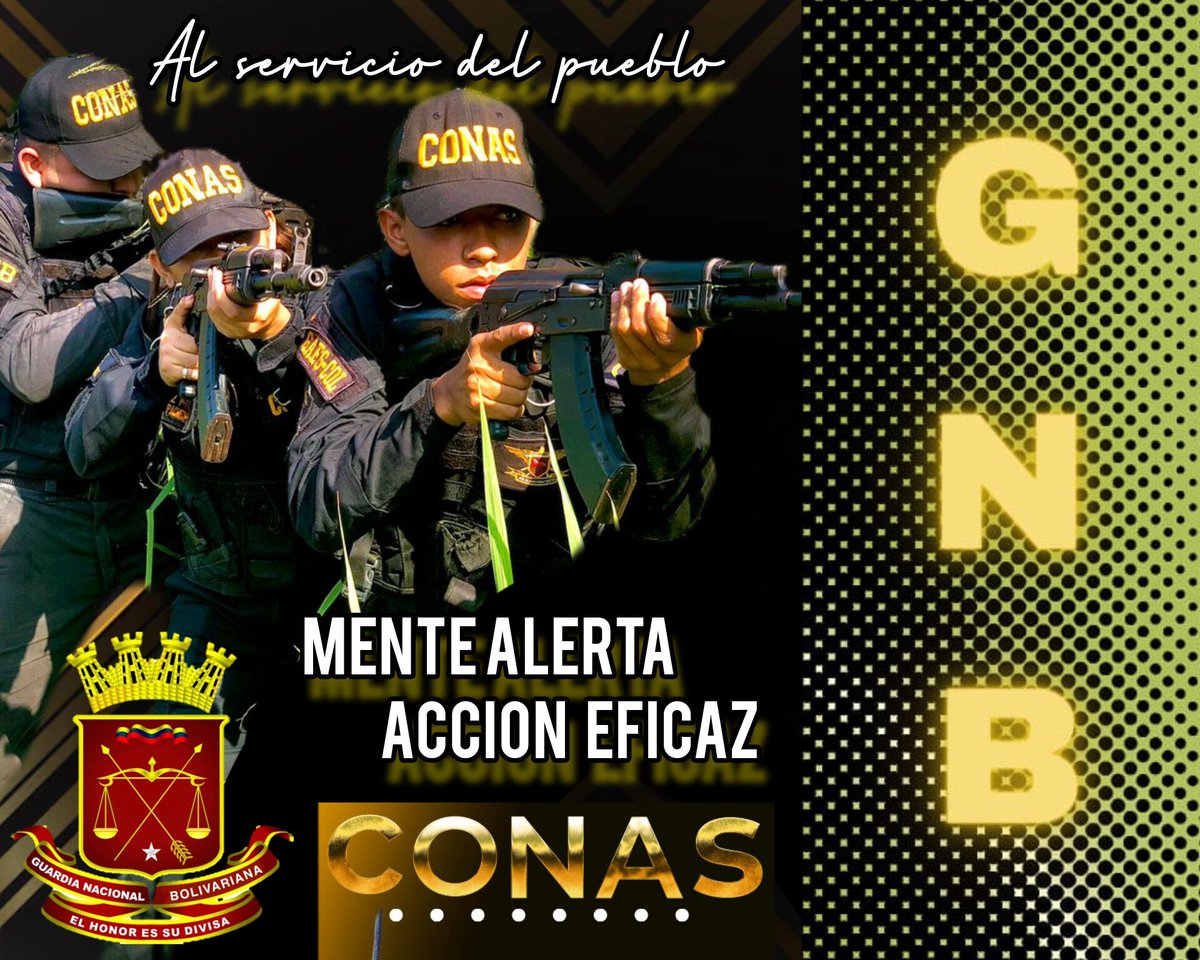 #10Jun 🥷🕋 Somos un equipo adiestrado y capacitado para velar por la seguridad y protección del pueblo Venezolano🇻🇪
<a href="/GnbGaranteDePaz/">Guardia Nacional Bolivariana</a> #VenezuelaGaranteDeLosDDHH