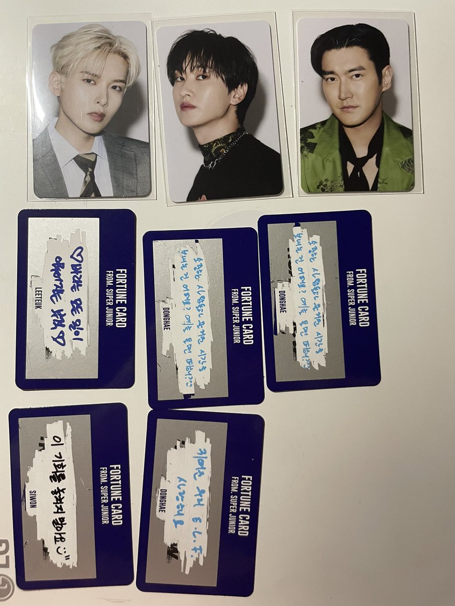 ing_eoluvkyu's tweet photo. 슈퍼쇼 앙콘 포춘카드 엠디 교환
모두 규현으로 교환 원합니다!!
(첫번째 사진-보유 중 / 2,3,4번째 사진-😇)
.
.
.
슈퍼주니어 앙콘 md 이특 희철 예성 신동 동해 은혁 시원 려욱 규현 superjunior supershow9 leetuek heechul yesung shindong donghae eunhyuk siwon reowook kyuhyun https://t.co/ZuQCV3oOcX
