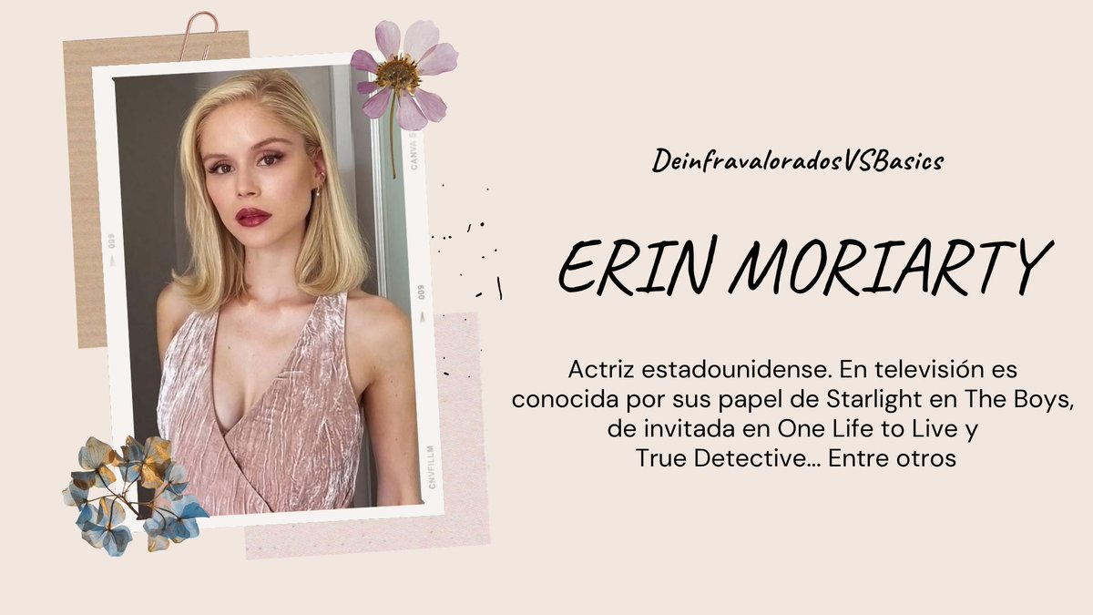 8° Confirmada: 

🪻 Erin Moriarty 🪻

MG si quieres que sea INMUNE #Deinfravalorados2