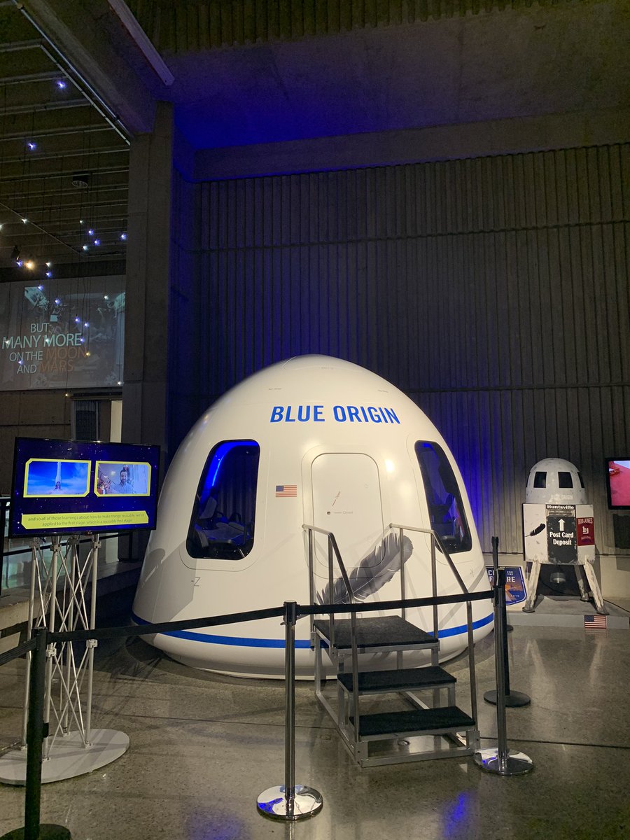 Hey Captain Kirk I found your ride a couple of weeks ago!  💙💫🌌 @WilliamShatner @blueorigin @RocketCenterUSA