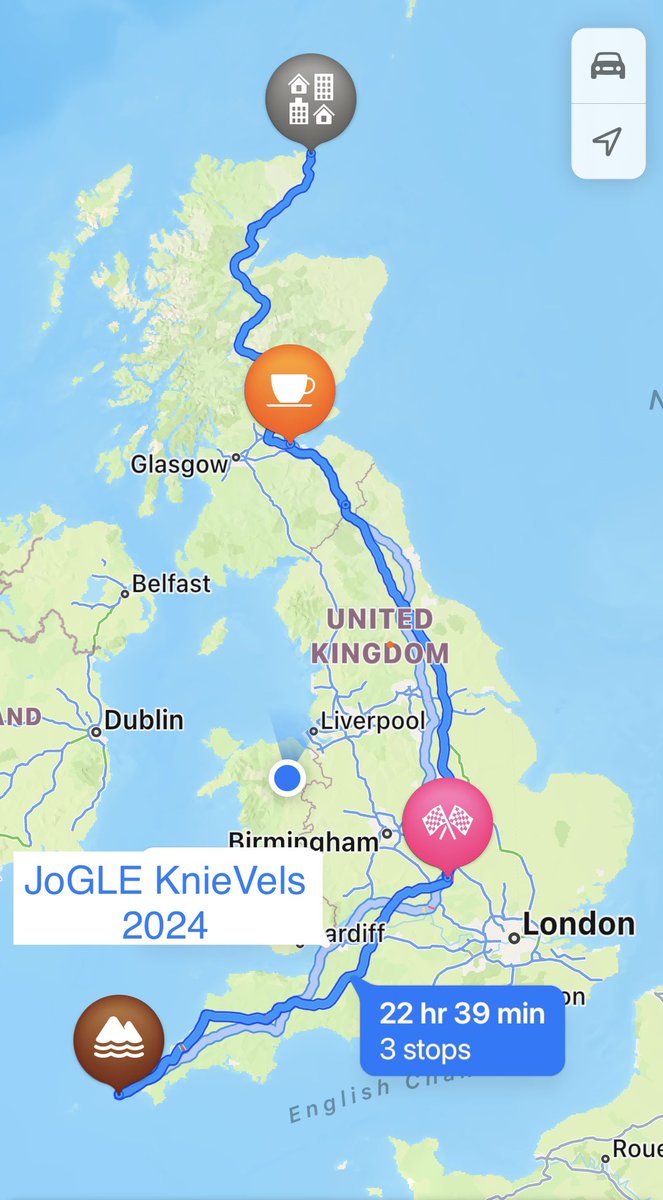 <a href="/evelknievel/">Evel Knievel</a> Our 2024 tribute to Evel Knievel &amp; fundraiser will be a 2,000
Mile approx door to door John O’Groats to Lands End in aid of children’s charity <a href="/NSPCC/">NSPCC</a> <a href="/NSPCC_Cymru/">NSPCC Cymru/Wales</a> <a href="/NSPCC_Scotland/">NSPCC Scotland</a> 
BEING EVEL FOR A GOOD CAUSE 2024