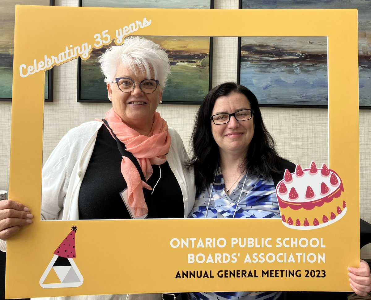 MacNeil4Trustee's tweet photo. @OPSBA @kwoodck @Carla_Johnson Happy to be learning at the #opsbaAGM with friends and neighbours from @wrdsb! @ugdsb https://t.co/UJHBGdibTY