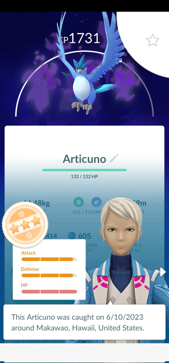 pkmnartographer's tweet image. Like, yay...but also...ouch.
#Pokemon #PokemonGO #ShadowRaid #ShadowArticuno