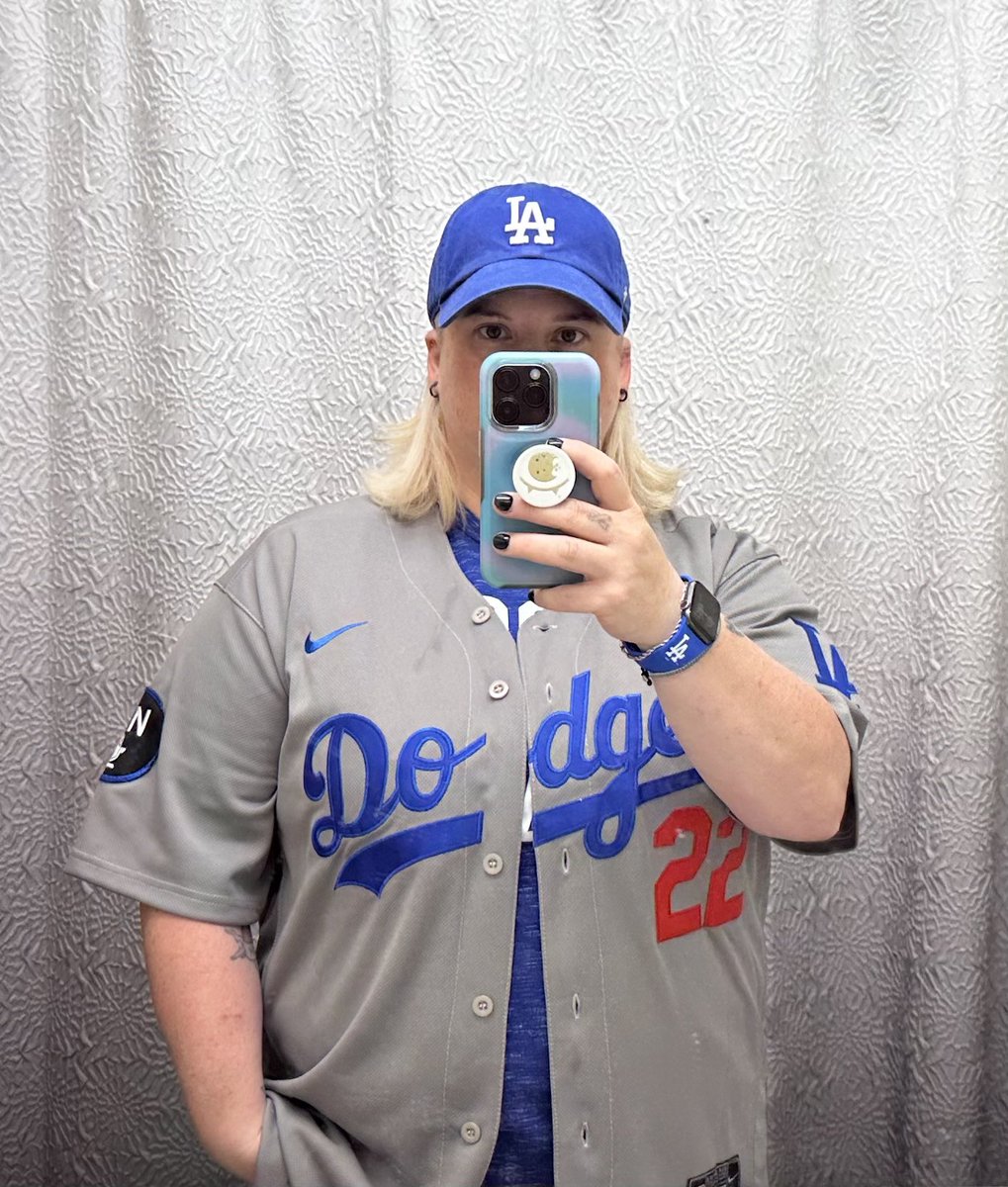 Hey <a href="/Dodgers/">Los Angeles Dodgers</a> this Philly resident is super excited for game day today!  #Dodgers #BlueHeaven #DodgerBlueThruandThru