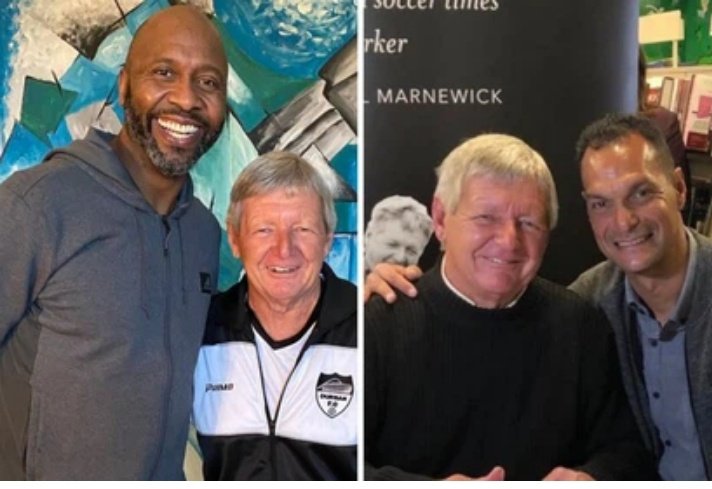 ‘A father’: Bafana Bafana ‘old boys’ remember Clive Barker [photos]

Bafana Bafana ‘golden generation’ stars Neil Tovey, Lucas Radebe, Doctor Khumalo and more paid tribute to the late coach Clive Barker.

The “golden generation” of Bafana Bafana 

#RIPCliveBarker