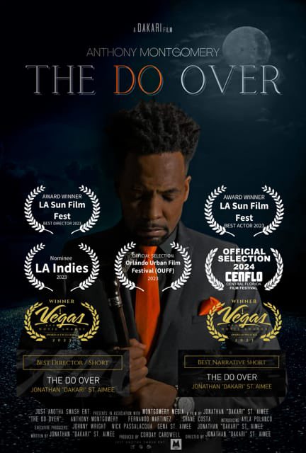 MrAMontgomery's tweet photo. Our short film #TheDoOver continues to be celebrated with more laurels! Thank you #lasunfilmfest for the Best Actor award! 🙏🏾 Congrats to my fam @ITSDAKARI for another Best Director award!👏🏾 Congrats to our whole team! When we win, we all win!! #film #festivals #momentum ✨✨✨ https://t.co/DNpYpuWJyV