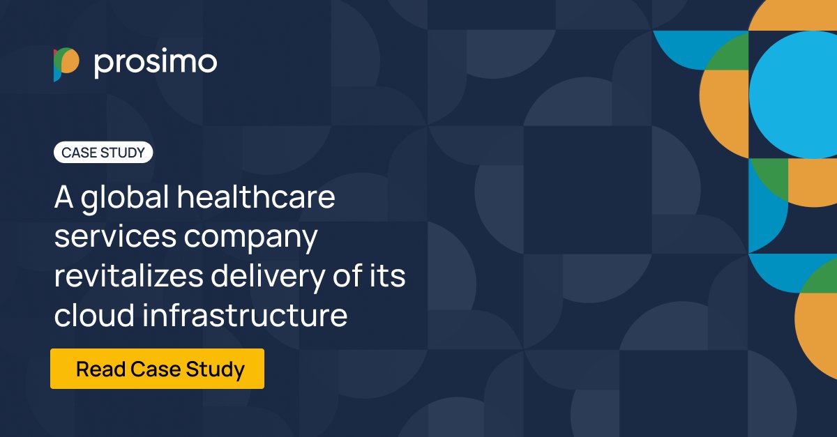 By implementing Prosimo, a healthcare services company eliminated complexity for its architecture, build &amp; operations teams -- thus smoothing delivery of cloud infrastructure. 🙌

Learn how Prosimo helped them reduce #multicloud risk: bit.ly/3yDI7hC #MCN #CloudNetworking
