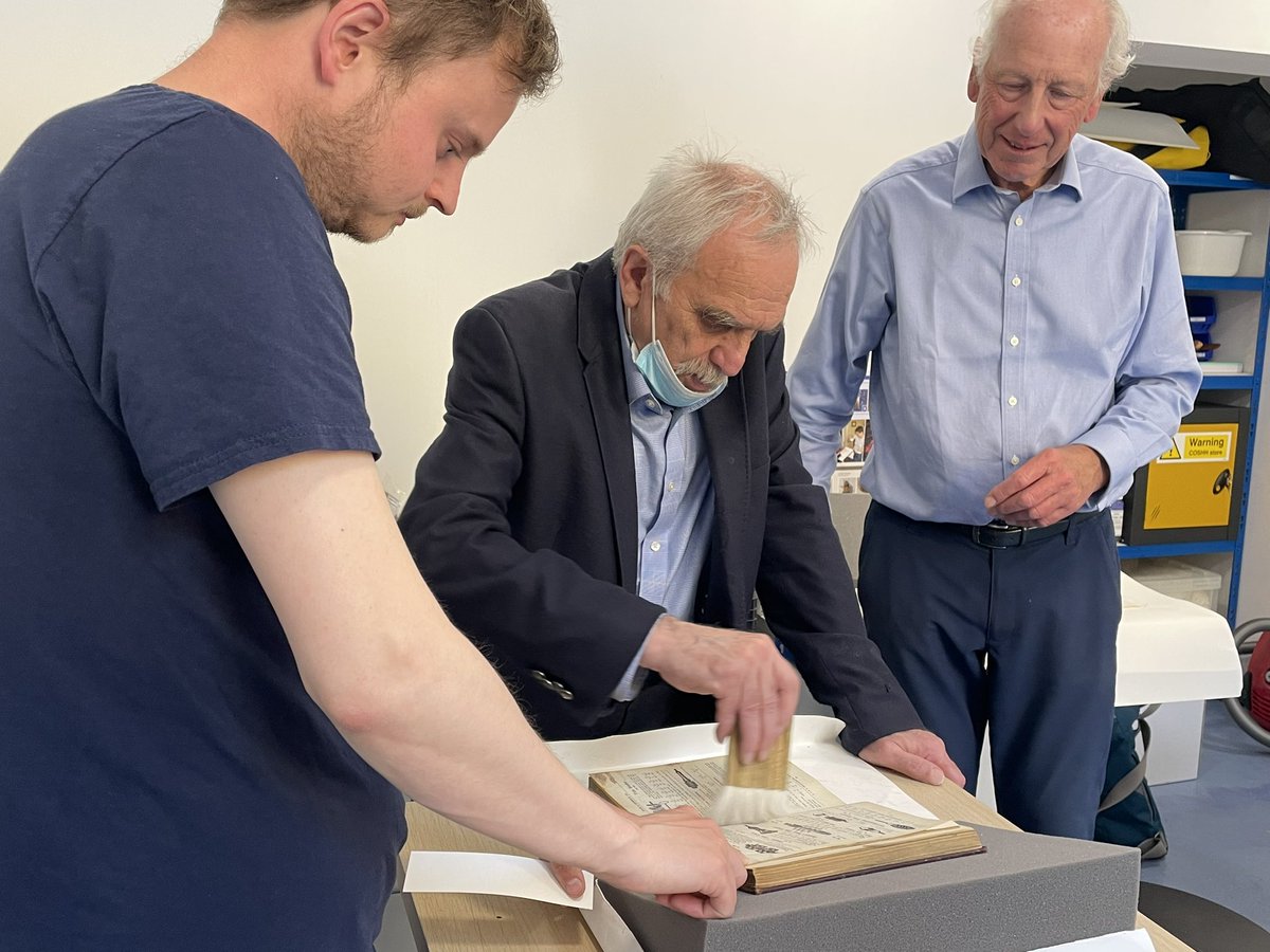 <a href="/waterandsteam/">London Museum of Water & Steam</a> volunteers were putting our new clean workshop through its paces for the 1st time today supported by <a href="/Codex29123/">Codex Conservation</a>. The fab end to 5 training days &amp; they’re now ready &amp; excited to get to grips with our collection care programming. Thanks <a href="/Aimuseums/">AIM</a> <a href="/ThePilgrimTrust/">Pilgrim Trust</a>😀