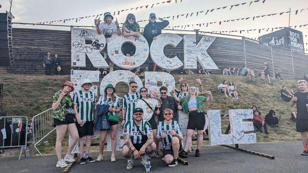 Reppin Blyth Spartans in Czech 🤘 Rock for People 2023 #blythspartans #hawblyth #rockforpeople