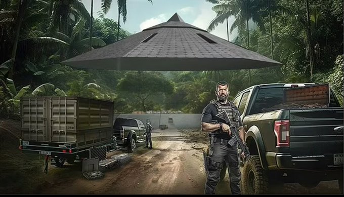 kabarufo's tweet photo. Veteran marinir AS lihat UFO ukuran raksasa di pedalaman hutan, di Padang Sumbar pada tahun 2009.

UFO tersebut sedang dipasok dengan banyak senjata.

Marinir AS tersebut kemudian disergap oleh pasukan tentara tanpa pengenal di lokasi kejadian.

https://t.co/VDHGygsfoB https://t.co/6tD5rpdv1w