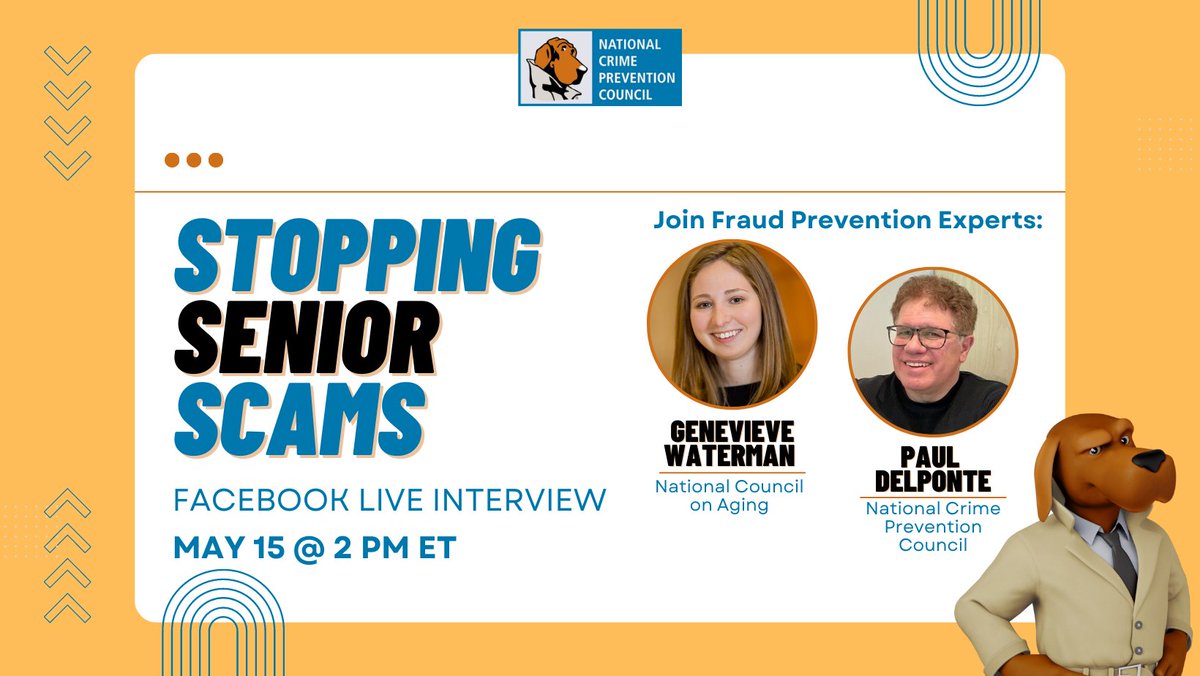 What are the latest #SeniorScams and how can #OlderAdults protect against them? NCOA’s @Dr_G_Waterman shared her insights with <a href="/PDelPonte/">Paul DelPonte</a> during #SeniorFraudAwarenessDay. 

Watch now.👇
fb.me/e/1fN1OfXOW