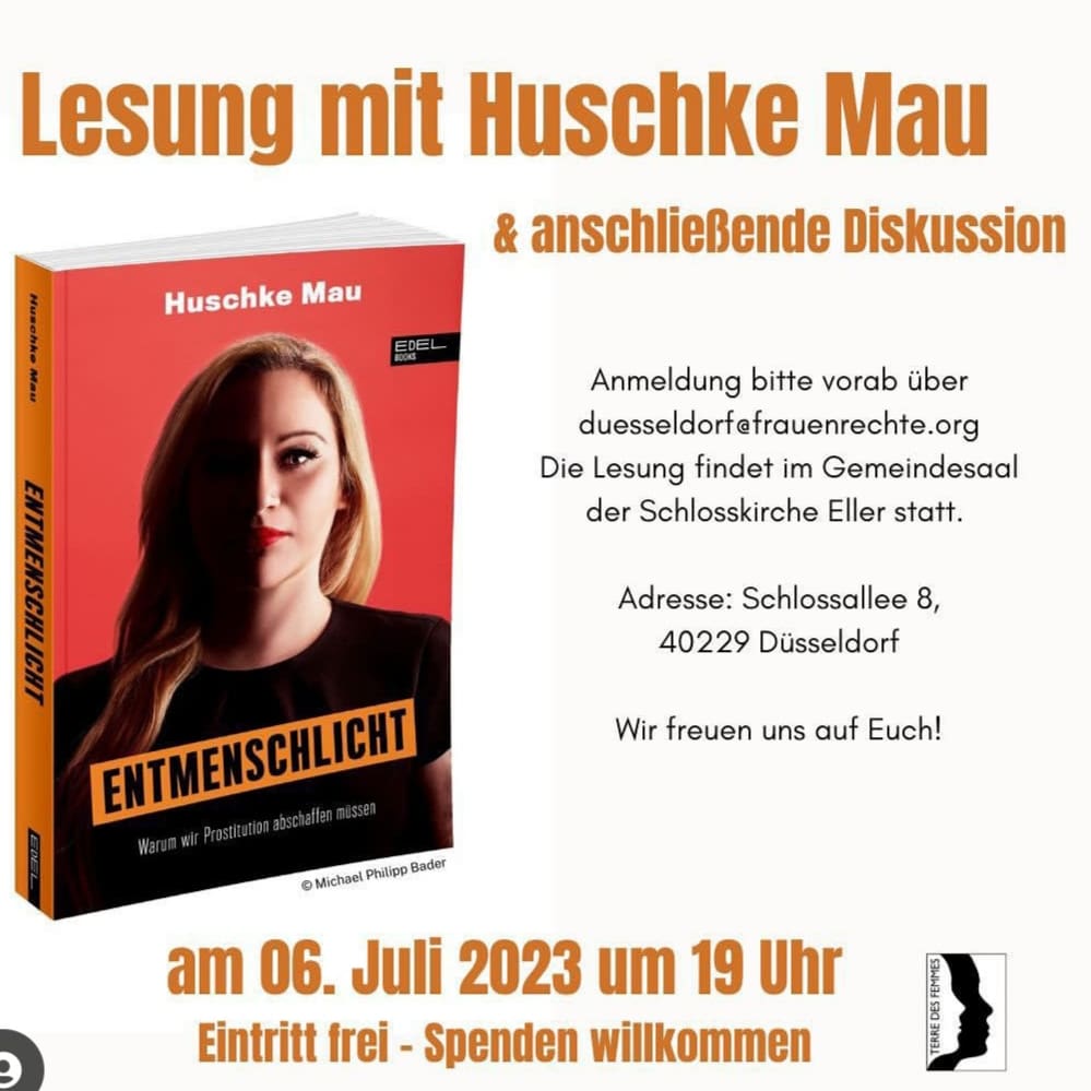Düsseldorf, ich komme!
#prostitution #Zwangsprostitution #menschenhandel #sexarbeit #sexwork #nordischesmodell #Feminismus #freiersindtäter