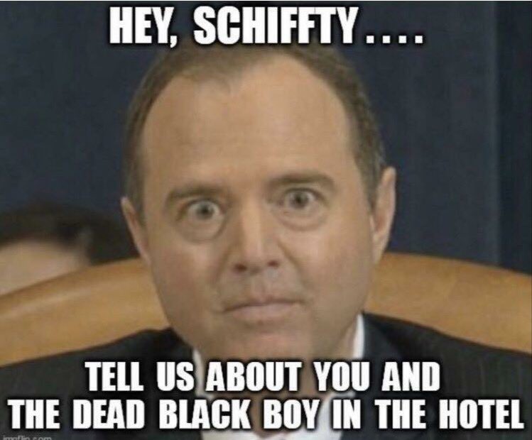 How conveniently and quickly the left disregards his backstory, one of SCHIFF’S close associates and donors Ed Buck,a gay,man is currently serving a 30 years sentence for drug charges related to 2 young black found dead in his apartment!People are judged by the company they keep!