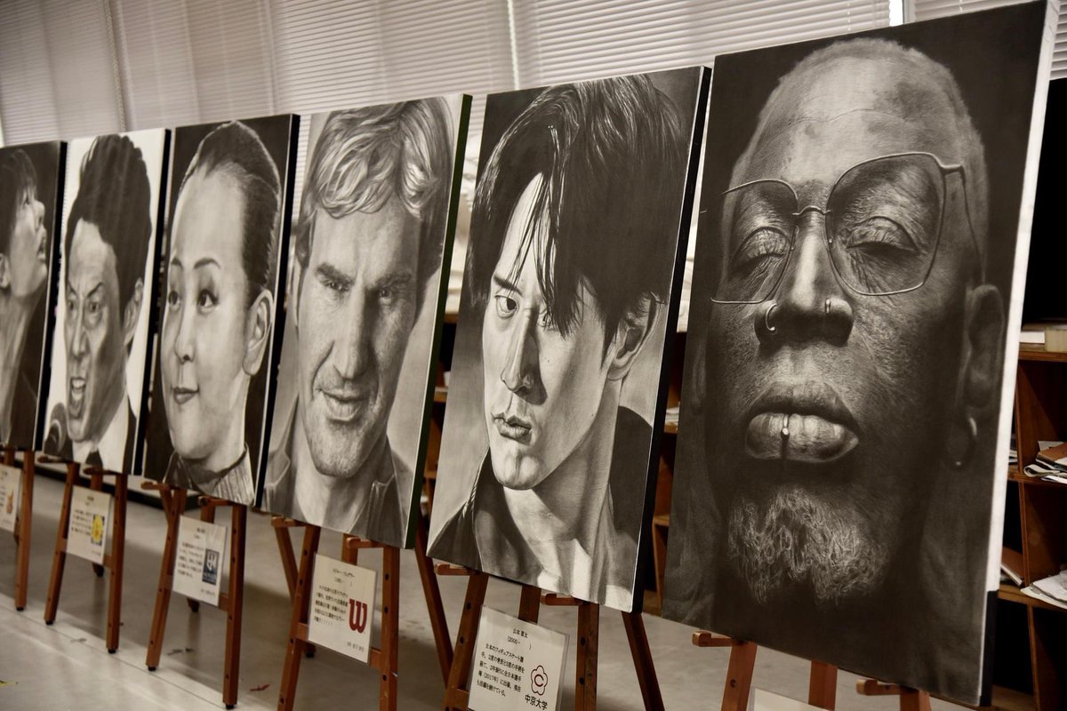 6月10日菊陵祭 今年も1年から3年生まで作品展示やりました。 久しぶり