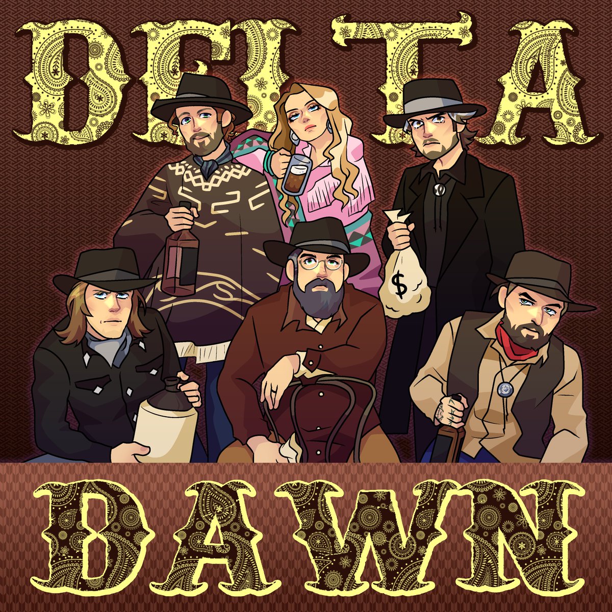 ajichees's tweet photo. delta dawn, what's that flower you have on 🥀

i absolutely LOVE their outfits on this one! i'd draw them more but i'm already sooo behind on my list as it is X) https://t.co/wGSAzEsSLF