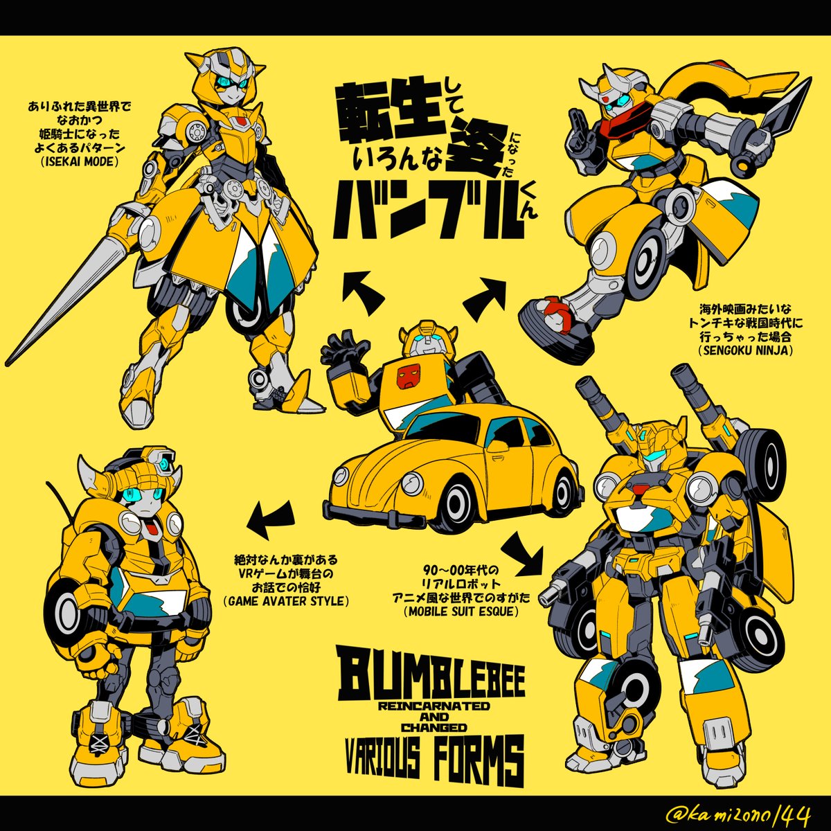 #ロボットの日
黄色いロボットが好きです